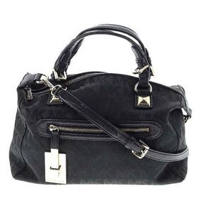 Michael Kors Calista LG Satchel Bag Signature‎ Black